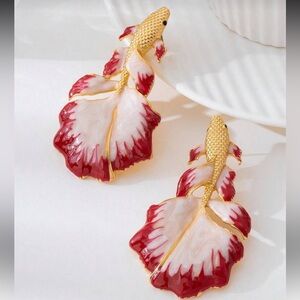 Maison Rouge Koi Gold Fish Earrings